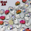 Micui 100PCS 6 8mm Skull Non Fix Flatback Crystals Glass Rhinestones Stone Nail Rhinestone Strass For Clothes Applique ZZ713283i