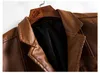 Мужские кожаные весенние куртки из искусственной кожи, мужские однотонные пальто, повседневная мотоциклетная байкерская куртка, мужская одежда, большие размеры 5XL, 6XL, HX294 231018