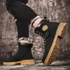 Laarzen CYYTL Mannen Winter Casual Schoenen Designer Luxe Platform Cowboy Chelsea Tactische Militaire Werkveiligheid Lederen Enkelsneakers 231018