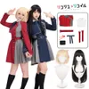 Anime Lycoris Recoil Cosplay Kostüm Nishikigi Chisato Inoue Takina Cosplay Kleid Uniform Perücke Anzug Halloween Kostüme für Womencosplay