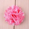 Decorative Flowers 10pcs/lot 2" 10 Colors Arrivel DIY Multilayer Artificial Mesh Fabric Flower Bouquet For Wedding Bride Garland Home