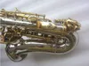 Nouveau Saxophone Soprano à col incurvé SC-9937Small saxo B plat de haute qualité en laiton nickelé plaqué argent avec étui à embout