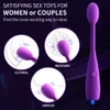Vibradores 10 velocidades potente estimulador del clítoris GSpot vibrador para mujeres en forma de dedo consolador pezón anal vagina masajeador juguete sexual 231018