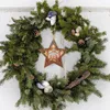 크리스마스 장식 출생 장면 장식 장신구 나무 교수형 장식용 다층 나무 기념품 4pcs 231018