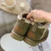 Ultra Mini Botas de Neve Designer Mulheres Austrália Plataforma Salto Tornozelo Camurça Lã Bota Tasman Chinelos Inverno Ourdoor Botas Tamanho 35-40