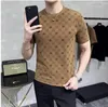 Sommer neue Herren schwarze T-Shirts bedruckt mit kurzen Ärmeln 3D-gedruckte Buchstaben Bienen Männer Frauen Slim Fit Streetwear T-Shirt T-Shirt Homme Pluz Größe T-Shirt 4XL