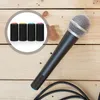 Microphones 4 Pcs Microphone Wireless Speaking Cover Plastic Caps Covers Back Screw Part