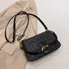 Sacos femininos 2023 novo impresso pequeno quadrado crossbody saco portátil moda senhora