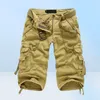 Men039s pantalon tactique Camouflage Camouflage Cargo Shorts hommes 2021 décontracté mâle travail ample homme militaire court 29386386215