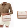 Top 7A Kalite Tasarımcı Çantası Niki Çanta Vagrant Bag Keten Tuval ve Deri Zincir Flip Bag Moda Kadınlar Crossbody Bag Romantik Stil