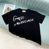 Designer Brand Femmes Plus T-shirts Blanc Noir Manches courtes Imprimé Casual Lâche Col Rond Été Couples Vêtements Asie M279e