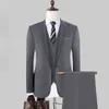 Ternos masculinos terno de três peças fino vestido de casamento profissional homem negócios formal outono e inverno s homens