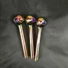 Nano Plating Pyrex Glass Oil Burner Pipe Colorful Quality Pipes Great Tube Nail Tips Fvath