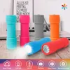 Lampe de poche à 9 LED Party Favor Compact Torche de poche Couleurs assorties avec lanière 3AAA Batterie Hurricane Fournitures Camping En gros 1019