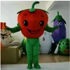Costumes de mascotte de tomate d'Halloween, taille adulte, costume de dessin animé d'ours, de haute qualité, pour fête d'halloween, vente d'usine