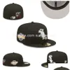 Cappellini aderenti Cappelli snapbacks Cappello regolabile Calcio Tutte le squadre Logo Piatto Sport all'aria aperta Ricamo Cotone Chiuso Berretto da pescatore Dhbtc