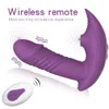 Vibrateurs gode télescopique vibrateur Clitoris sucer jouets sexuels pour femme culotte portable stimulateur vaginal sans fil à distance Sextoy 231018