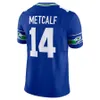 #14 DK Metcalf jerseys football #16 Tyler Lockett Bobby Wagner Jamal Adams Devon Witherspoon Jaxon Smith-Njigba Drew Lock Tariq Woolen Kenneth Walker III jerseys