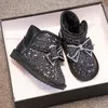 Laarzen Meisjes Sneeuw Schattige Strik Strass Casual Winter Warm Kindermode Booties Prinses Japanse stijl Veelzijdig