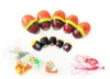 Visaccessoires Gemengde maten Ball Zeedobbers voor het vissen Oranjerode vlottersets Snap Box Visaccessoires 0,5 0,8 1,0 1,5 2,0 Goede kwaliteit 231018