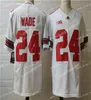 OSU Ohio NCAA College State Buckeyes Football Jersey 2 Emeka Egbuka 97 Joey Bosa 6 Kyle McCord 18 Marvin Harrison Jr.