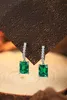 Ear Cuff Ruif Real 925 Silver Classical 2.75ct Lab Grown Emerald Drop Earrings for Women Fine Jewelry to Lover 231018