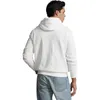 us Polos pour hommes Sweat à capuche Blanc Grande taille Saison d'hiver Imprimé Col rond Manches longues Nouveau Lâche Haut de gamme Mode décontractée Grande taille 100% Coton S-2XL