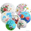 Umbrellas 60Cm Diy Blank Bamboo Papers Umbrella Craft Oiled Paper Painting Bride Wedding Childrens Iti Drop Delivery Home Garden Hou Dhuh9