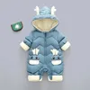 Barboteuses né vêtements pour bébé cadeaux de Noël joyeux Noël hiver Crawlers Onesies vestes body extérieur cadeaux pour bébé 231019