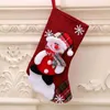 Juldekorationer Julen Merry Socks Decoration 2022 Nyår Julgran Pendant Big Candy Gift Bag Julstrumpor x1019