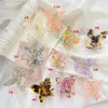 Barrettes à cheveux en acrylique pour femmes, accessoires papillon coréens, colorés, à la mode, en métal, cadeaux simples, Whole180B