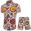 -Mens Beach Designer Tracksuits Summer 20SS Fashion Beach Seaside Holiday Shirts Shirts Set Mens 럭셔리 디자이너 세트 276g