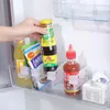 Mutfak Depolama 4 PCS Buzdolabı Alanı Bölme Yan Kapı Kutusu Ayırıcı Organizatör Bölücü Splint Aksesuarları