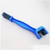 Motorfiets Fietsketting Rem Schone Borstel Gear Grunge Cleaner Outdoor Scrubber Tool Voor Auto Motor Bike Drop Delivery