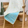 담요 Swaddling 90x110cm 복고풍 면화 퀼트 보헤미안 일본 아기 어린이 에어컨 출생 퀼트 평범한면 침대 클로스 231017