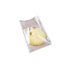 Emballage cadeau Sacs de cellophane auto-scellants en plastique transparent friandise refermable pour emballage de biscuits emballages décoratifs sécurité alimentaire