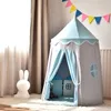 Spielzeugzelte Tragbares Klappspielzelt Puppenhaus Candy Princess Castle Spielhaus Männer und Frauen Kinder Outdoor-Geschenke Spielzeug Zeltschloss 231019