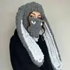 Beanie/Kafatası Kapakları Büyük Tavşan Kulakları Örme Şapka Kalın Sıcak Polar Şapka Maskesi Headgear Tatlı Serin Kız Kış Sokağı Kadınlar İçin Tavşan Şapka Kapağı 231019