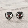 100% Genuine 925 Sterling Silver Stud Earrings for Women Girls Vintage Infinite Heart Pearl Fashion Cute JewelryYME112