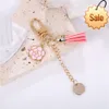 Japanese Sweet Trinkets Key Chain Buckle Tassel Bag Hanging Accessories Romance Exquisite Car Keyring Best Gift for Women