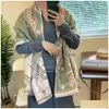 Lettre Écharpe Pour Femmes De Luxe Designer Cachemire Châle Hommes Hiver Laine Wrap Robe Extérieure Lady Designers Châles Foulards 180X65Cm Dr