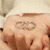 Anillos de racimo Joyería para hombres y mujeres para novias Anillo de pareja de regalo de San Valentín