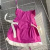 Abiti da ragazza Neonate spagnole per bambini 2023 Abbigliamento intero Estate Bambini Volant senza maniche Vestito estivo in cotone per bambini