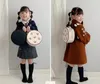Rucksäcke Kinderrucksack Runde Kinderhandtaschen für Mädchen Kindergarten Junge Schultasche Kleinkindtasche Kawaii Koreanische Cartoon Stickerei Bär 231019