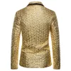 Herenpakken Blazers Glanzend Goud Glitter Jasje Mannen Merk Sjaalkraag Eén Knop Blazer Heren Feest Bruiloft Bruidegom Prom Jurk Blazers 231018