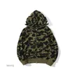 Designer Mens Hoodie Full Zip Up Shark Hoodies Woman Camouflage Jacket Hoody Hooded Sweatshirt Man Womens Sweater Long Sleeve Bapes Tech Fleece Cardiganqf2g