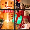 Kerstversiering OurWarm Opblaasbare Gingerbread Man Nachtlampje Figuur Buiten Tuin Speelgoed Nieuwjaar 2023 8FT Kerstfeest Decoraties voor Huis x1020