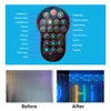 Décorations de Noël Smart LED RGB String Light Color Rideau Bluetooth APP Contrôle Fée DIY Image Affichage Garland Décor 231019