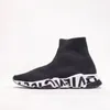 Tasarımcı Ayakkabı Balencaigas Ayakkabı Çorap Ayakkabıları Erkek Kadınlar Üçlü S Siyah Beyaz Kırmızı Nefes Beklenir Spor Ayakkabıları Yarış Koşu Ayakkabıları Runner Yürüyüş Sporları Açık Mekan Boyutu 36-45