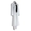 Cosplay Isana Yashiro K retour du roi Cosplay Costume d'anime japonais pour adultes unisexe Costume blanc uniforme Costumescosplay